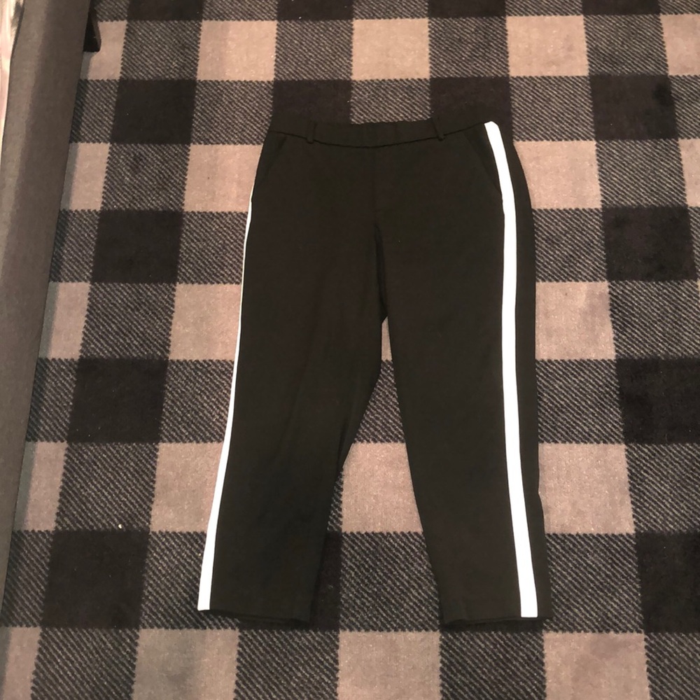 Fancy pants with a white stripe on the side